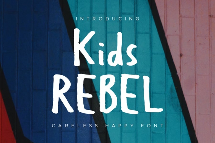 Kids Rebel - Happy Font Font Download