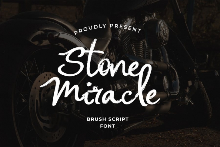 Stone Miracle Calligraphy Brush Style Font Download