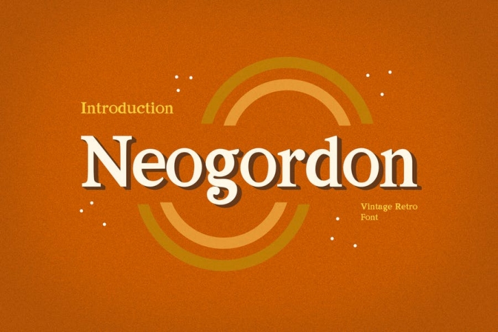 Neogordon Serif Display Font Font Download