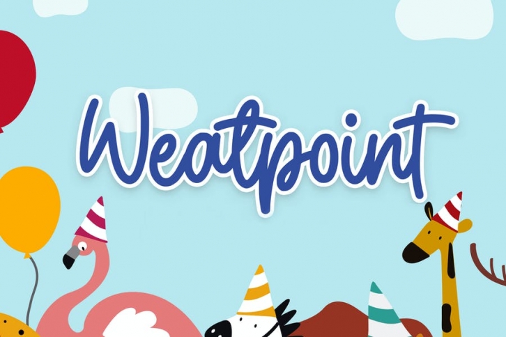 Weatpoint - Playful Script Font Font Download