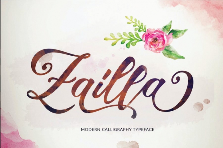 Zailla Script - Elegant Luxury Logotype Font Download