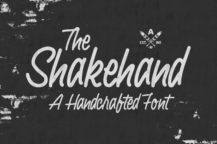 Shakehand Typeface Font Download