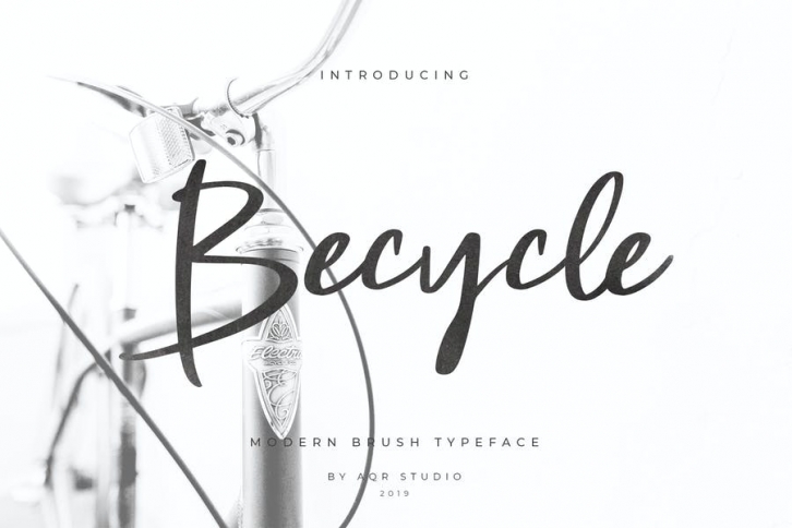 Becycle Brush Font Script Font Download