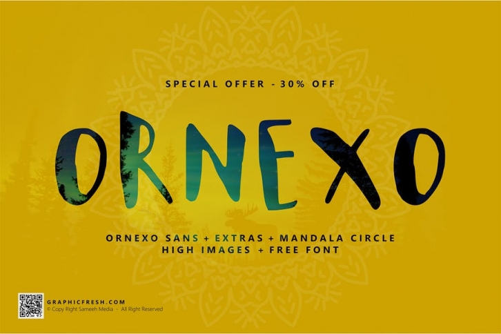 Ornexo Typeface Font Download