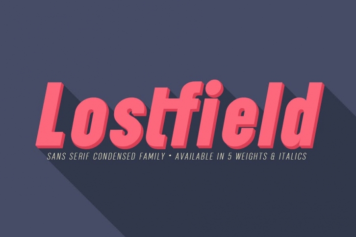 Lostfield Sans Font Font Download