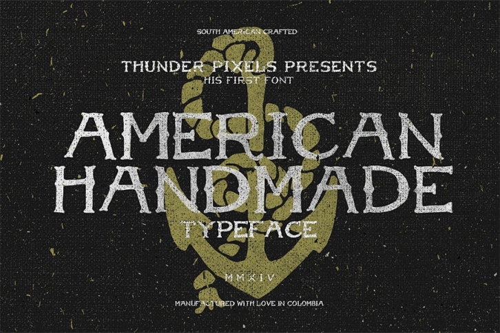 American Handmade Typeface Font Download