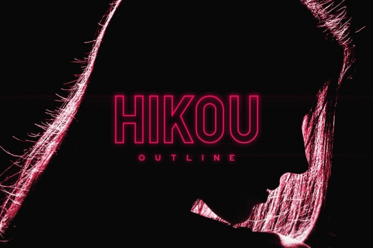 Hikou Outline Font Download