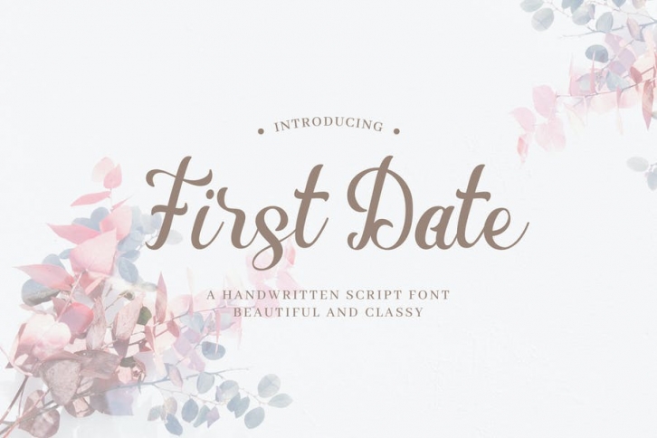 First Date - Romantic Handwritten Script Font Download