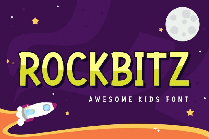 Rockbitz - playful font Font Download