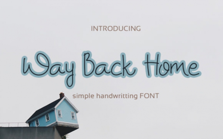 Way Back Home Font Download