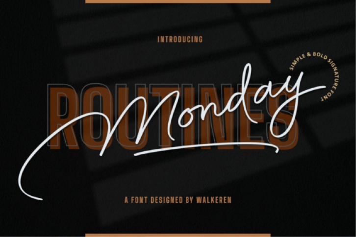 Monday Routines Font Download
