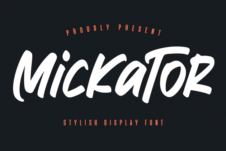 Mickator Stylish Display Font Download