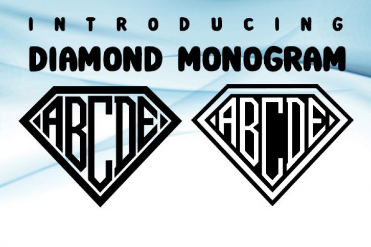 Diamond Monogram  Font Download