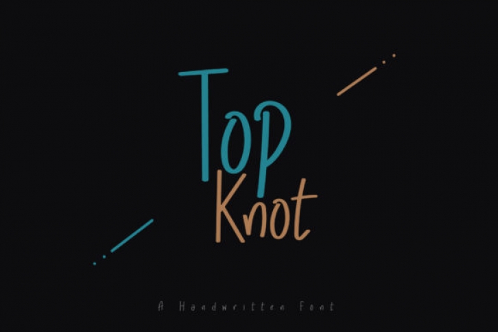 Top Knot Font Download