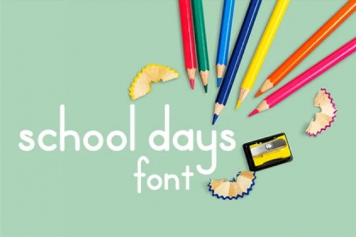 School Days Font Download