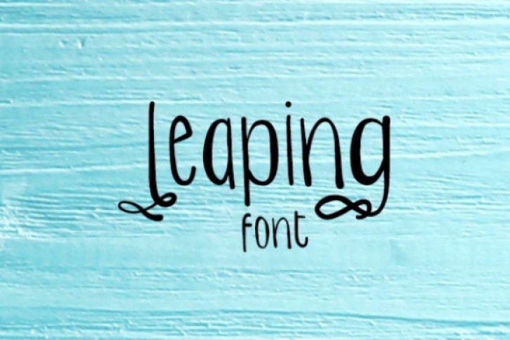 Leaping Font Download