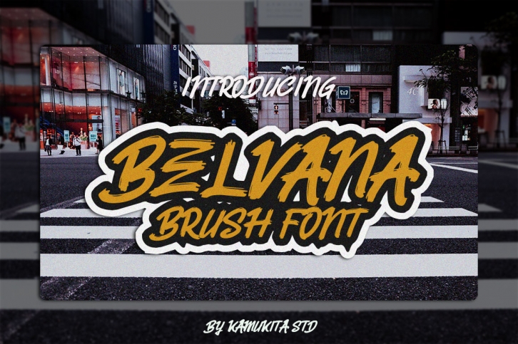Belvana Brush Font Font Download