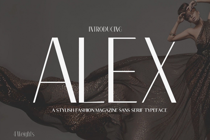 Alex Sans Serif Typeface Font Download