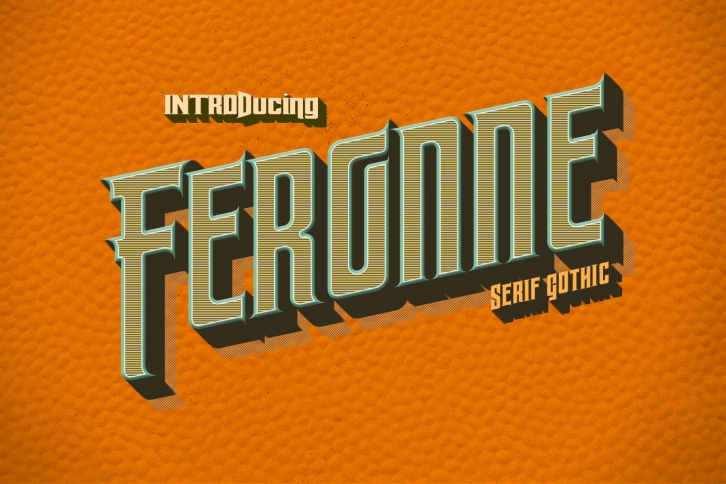 Feronne Serif Gothic Family Font Download