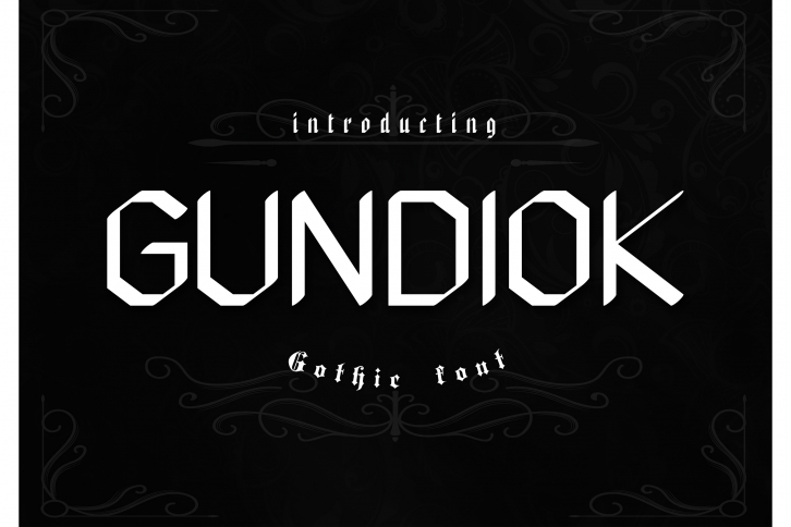 Gundiok Gothic Font Font Download