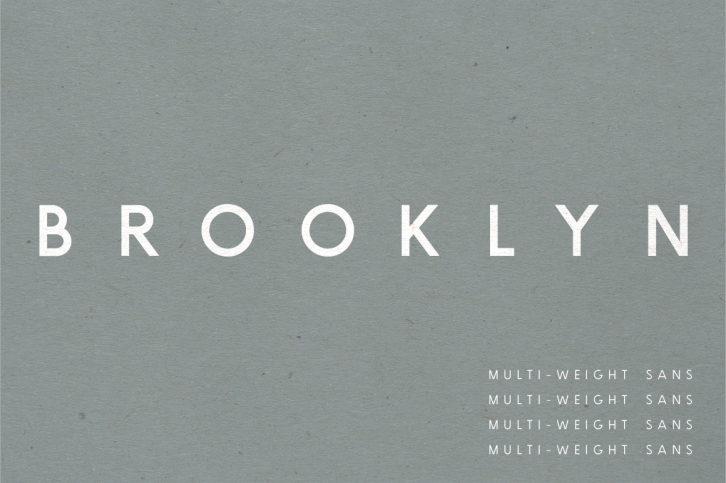 Brooklyn | Two Weight Font Family Font Download