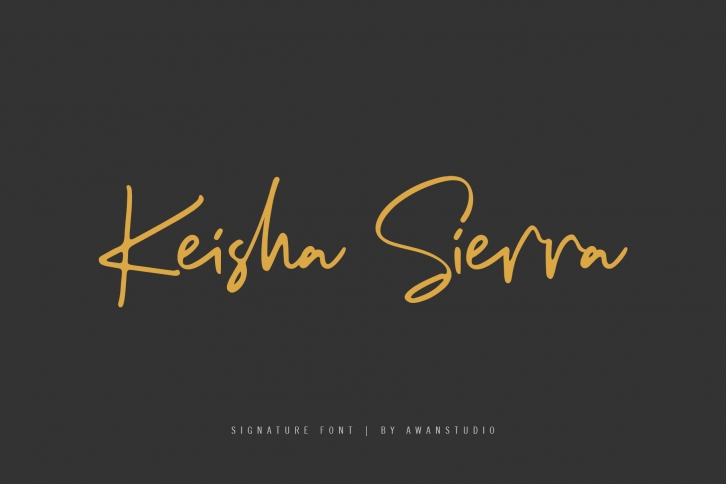 Keisha Sierra Font Font Download