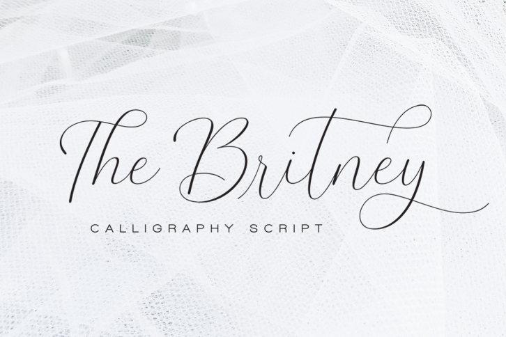 The Britney - Calligraphy Script Font Download
