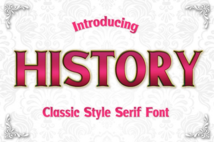 History Font Download