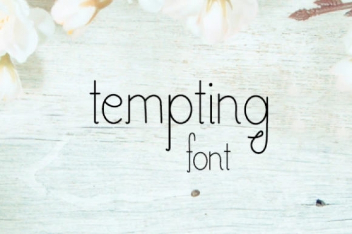 Tempting Font Download