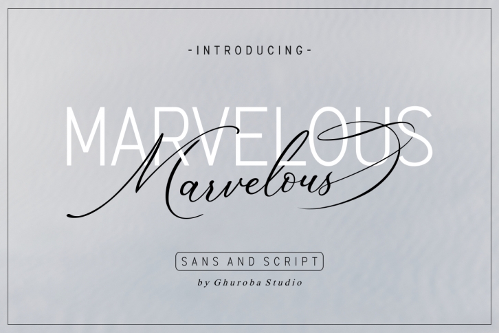 The Marvelous Font Duo Font Download