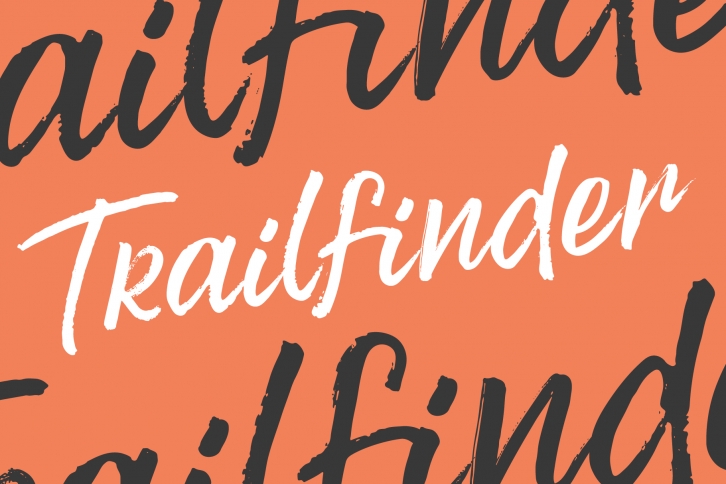 Trailfinder | A Brush Script Font Font Download