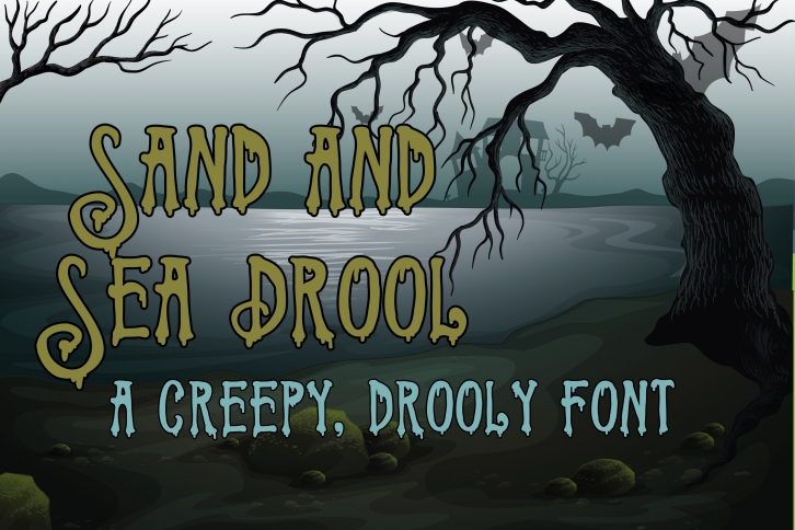 ZP Sand and Sea Drool Font Download