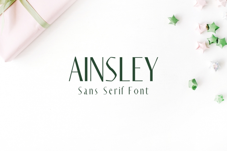 Ainsley Sans Serif Typeface Font Download