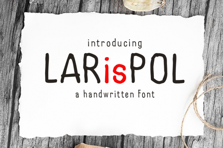 Larispol Handwritten Font Download