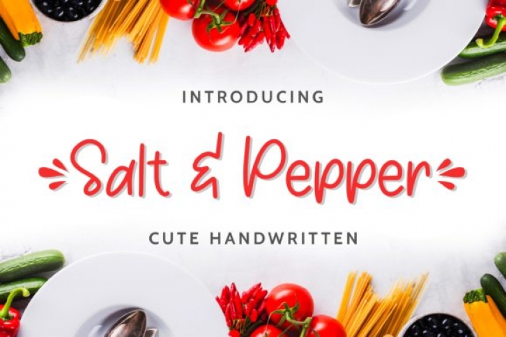Salt  Pepper Font Download