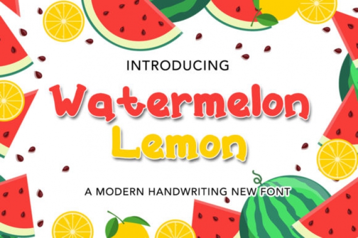 Watermelon Lemon Font Download