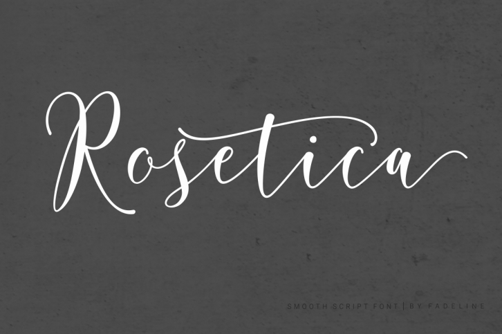 Rosetica Smooth Script Font Download