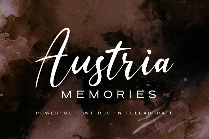 Austria Memories Font Duo Font Download