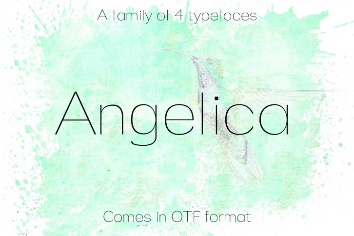 ANGELICA, A Thin Typeface Font Download