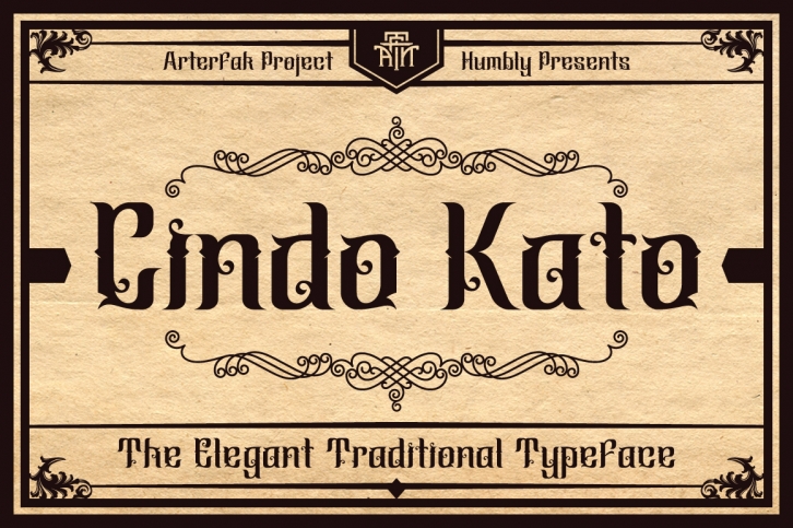 Cindo Kato Typeface Font Download