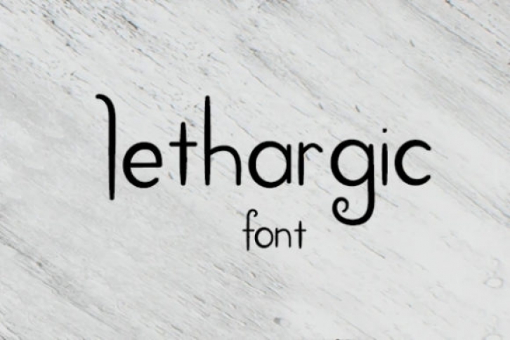 Lethargic Font Download