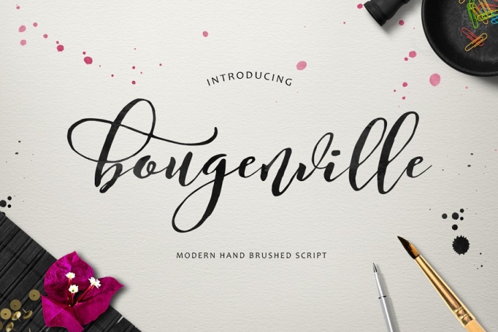 Bougenville Script Font Download