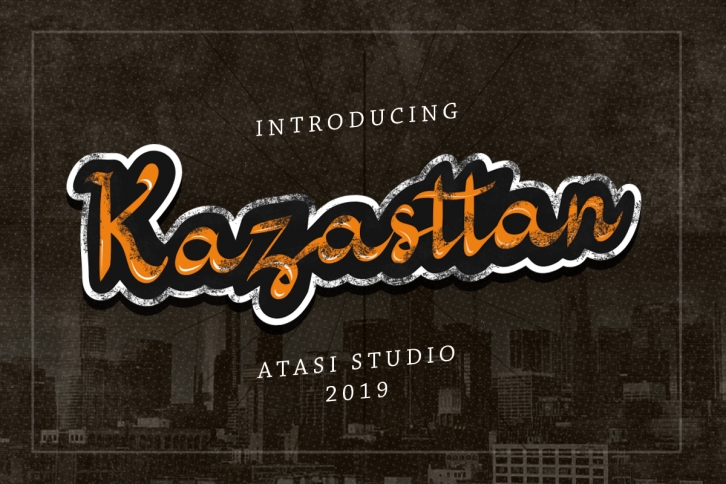 Kazasttan Font Font Download