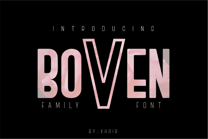 BOVEN FAMILY FONT Font Download