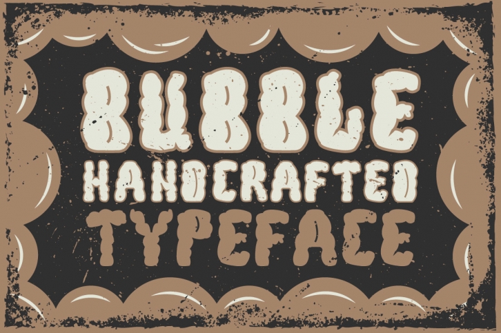 Bubble handcrafted typeface Font Download