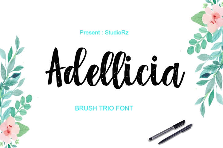 Adellicia Trio Font Font Download