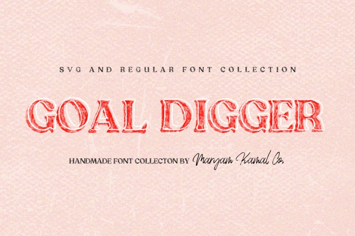 Goal Digger Font Collection Font Download