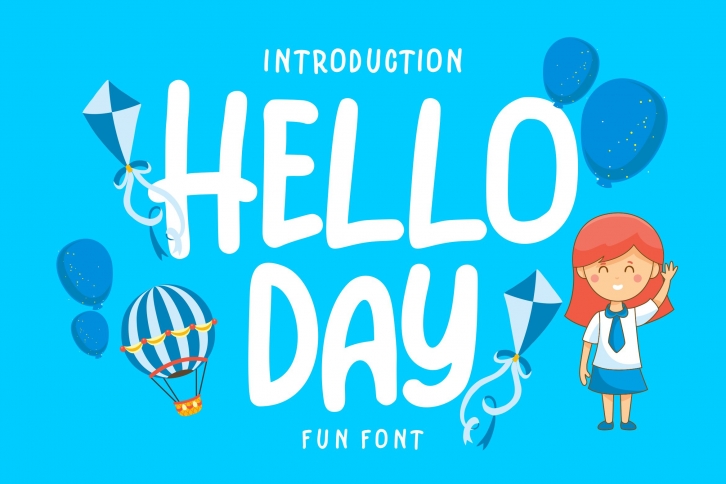 Hello Day | Kids Fun Font Font Download