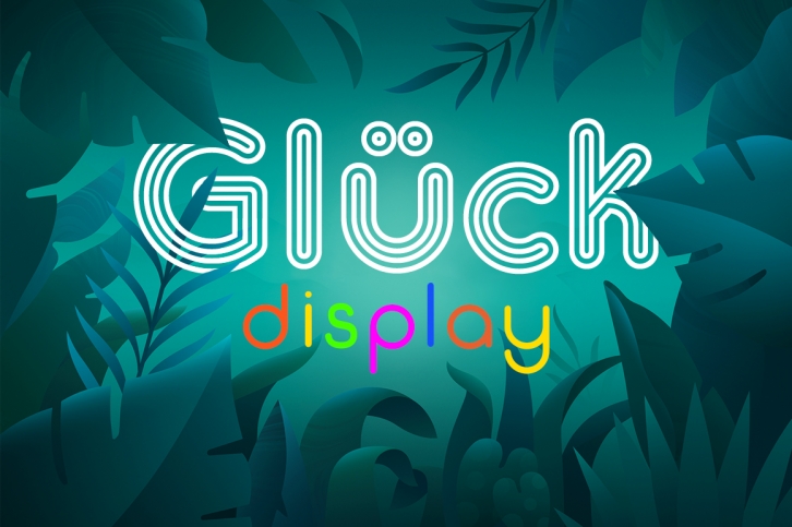 Gluck Display Font Download