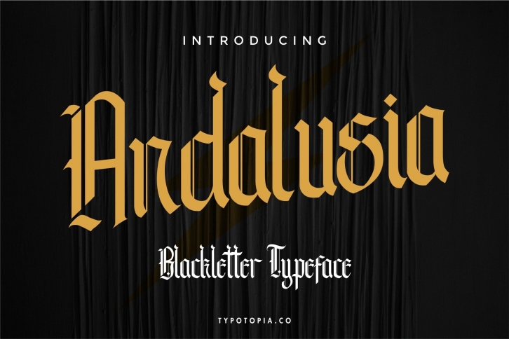 Andalusia - The Blackletter Typeface Font Download